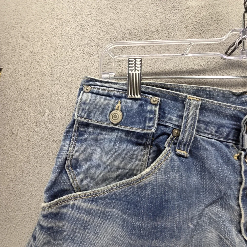 Vintage Levis Engineered Jeans Mens 30x32 Blue Twisted Flap Pockets Button Fly
